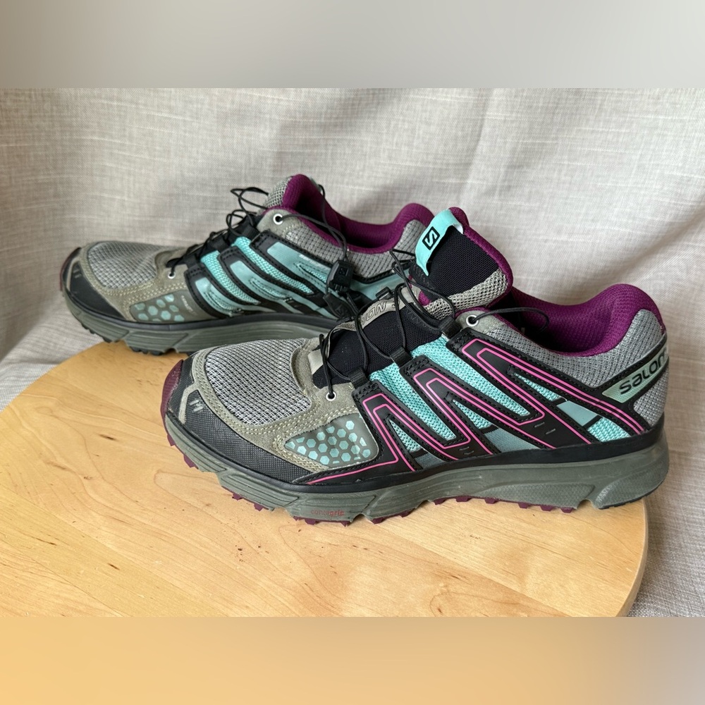 Salomon X-Mission 3 Trail Running Shoes Shadow/Dark Purple/Teal W10